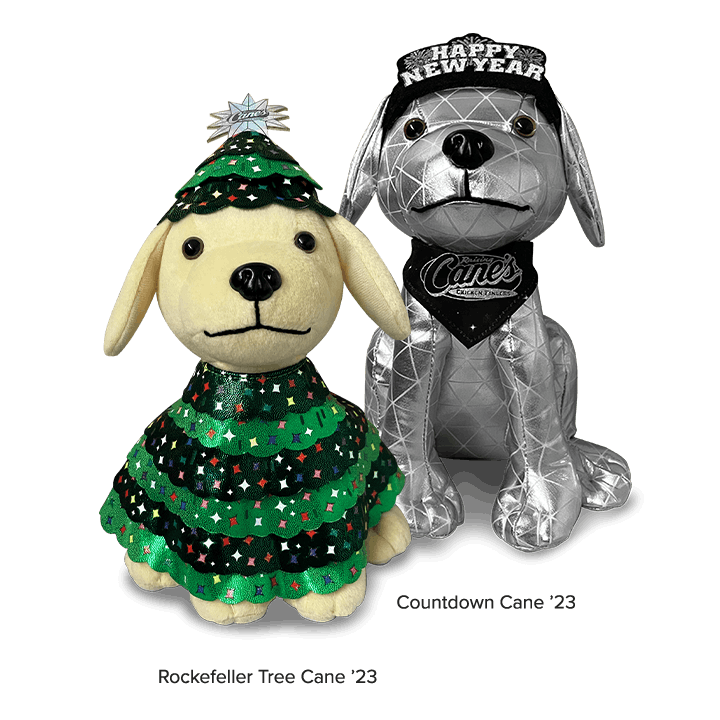 Cane's deals stuffed dog
